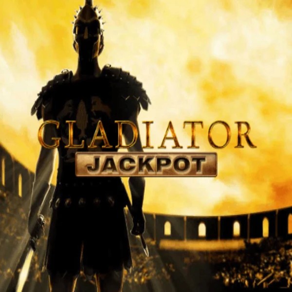 Gladiator Jackpot slot logo by Playtech at Sushi Casino
