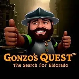 Gonzo's Quest logo by NetEnt at Sushi Casino