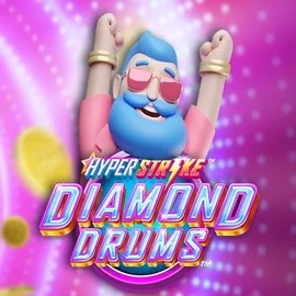Official Slots logo: Hyper Strike Diamond Drums by Gameburger Studios at Sushi Casino