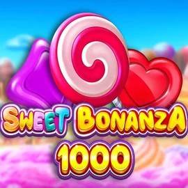 Sweet Bonanza 1000 slot logo by Pragmatic Play at Sushi Casino