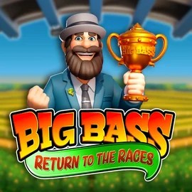 Big Bass Return to the Races game by Pragmatic Play – logo hosted on Sushi Casino