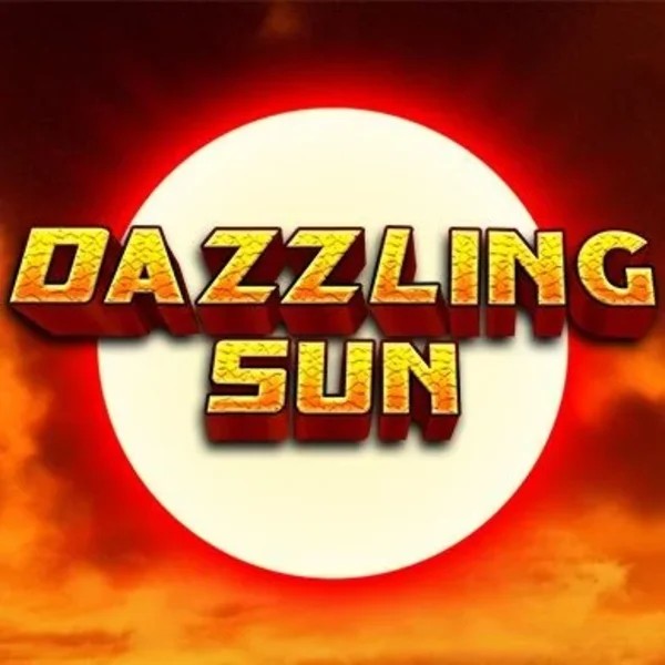 Dazzling Sun slot logo by Win Studios at Sushi Casino