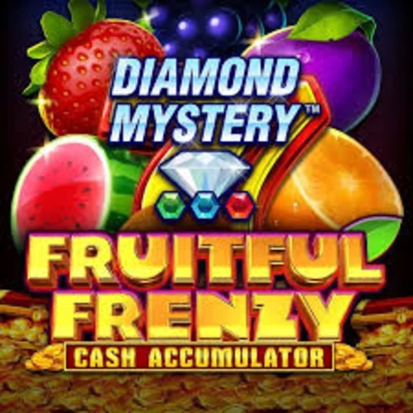 Diamond Mystery Fruitful Frenzy Cash Accumulator by Greentube, showcased at tascadeblanquerna.com – game logo