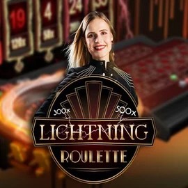 Lightning Roulette logo – Live Casino by Evolution at Sushi Casino