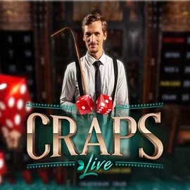 Live Craps logo – Live Casino by Evolution at Sushi Casino