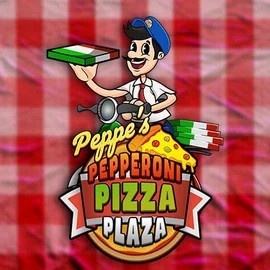 Peppe’s Pepperoni Pizza Plaza logo by Pragmatic Play Sushi Casino
