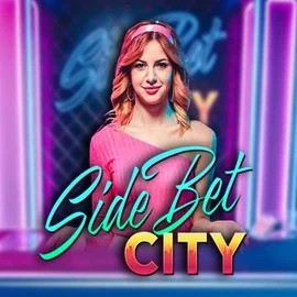 Side Bet City slot visual from Evolution available on tascadeblanquerna.com